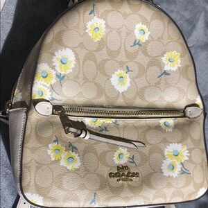 Coach Beige Floral Clutch